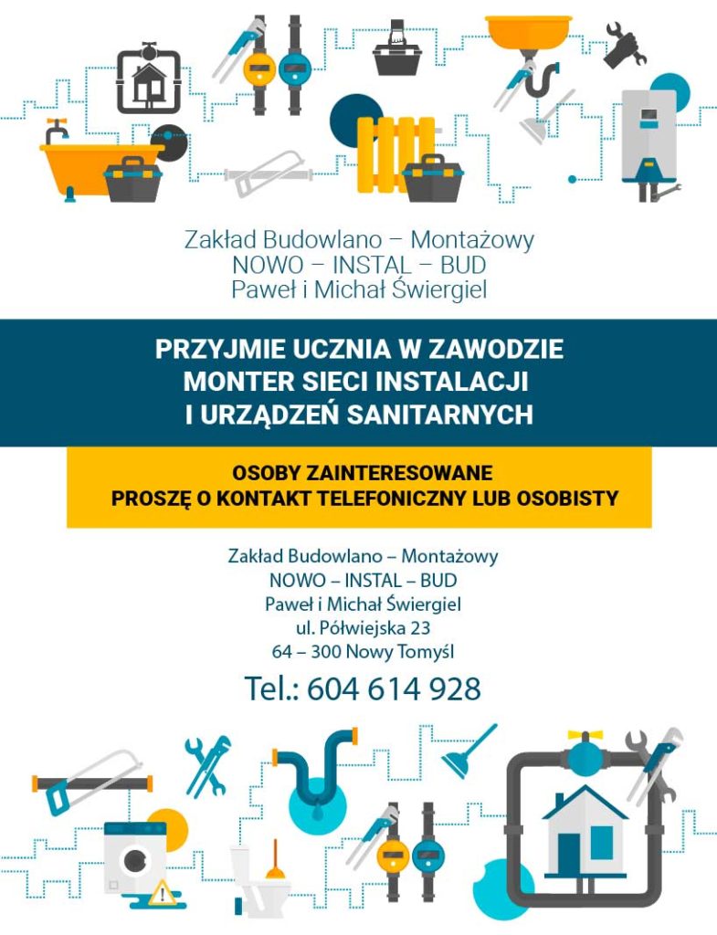 MONTER SIECI INSTALACJI I URZĄDZEŃ SANITARNYCH | Zespół Szkół nr 2 w